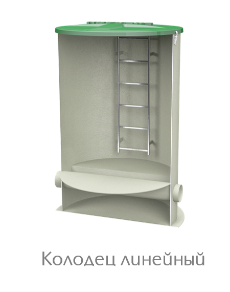 Линейный стеклопластиковый колодец