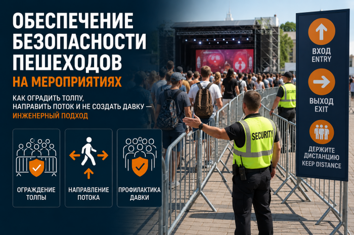 Обеспечение безопасности пешеходов на мероприятиях